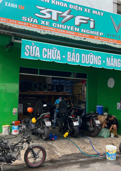 TRẠM SẠC SỬA CHỮA XE ĐIỆN 3TFi 